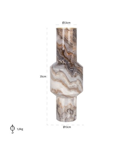 RICHMOND wazon NOIA L brązowy