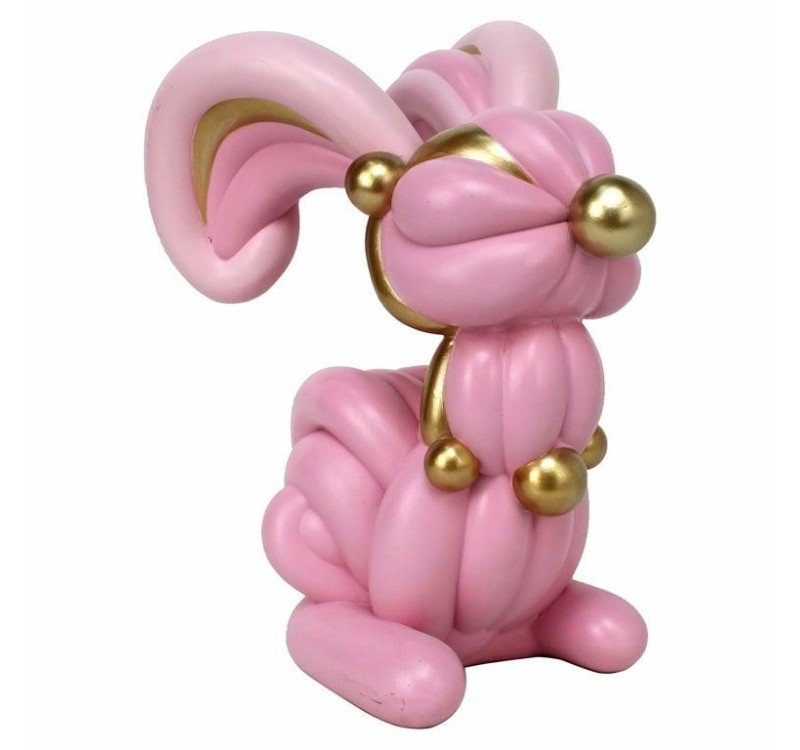 RICHMOND dekoracja RABBIT różowa