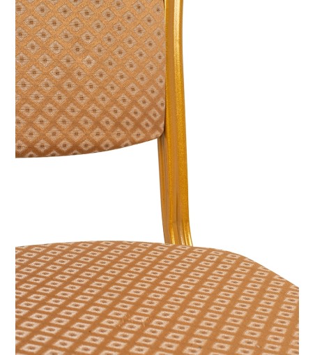 Krzesło bankietowe / konferencyjne HERA   beżowe / złote