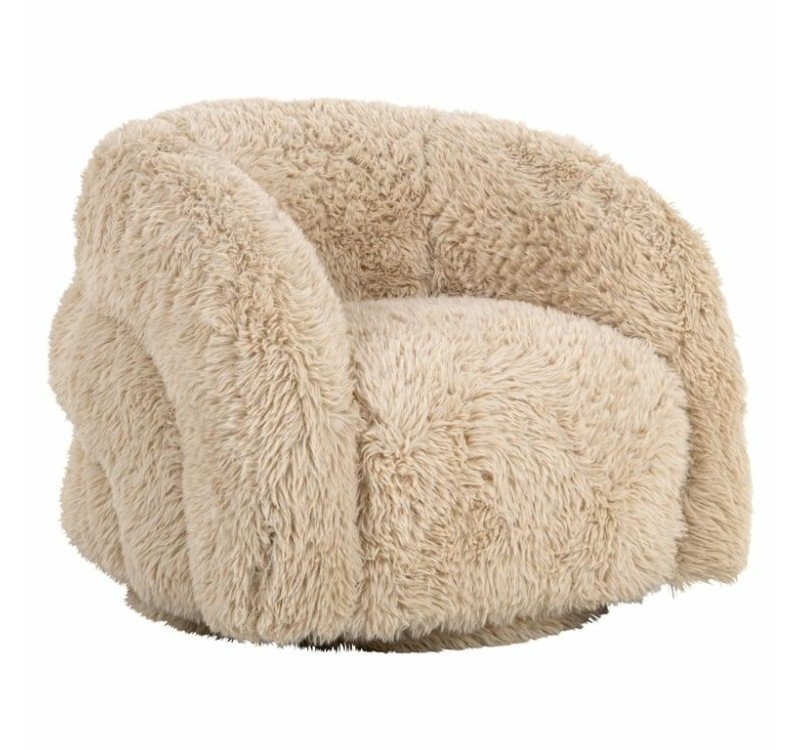 RICHMOND fotel dziecięcy LENNY beżowy -   funkcja obrotowa