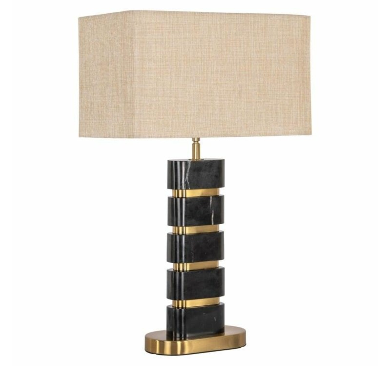 RICHMOND lampa stołowa LEVINA             czarno-złota