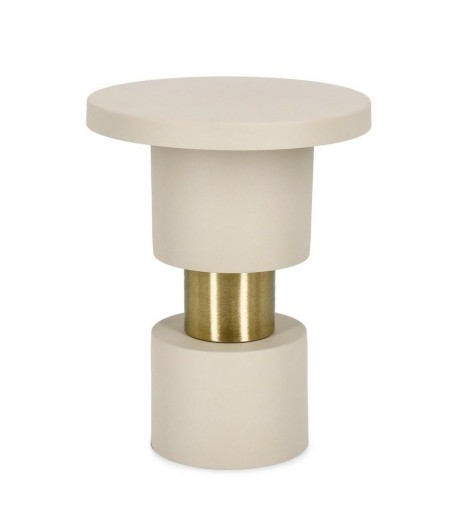 BIZZOTTO stolik kawowy MITUL FOG beżowy   / złoty