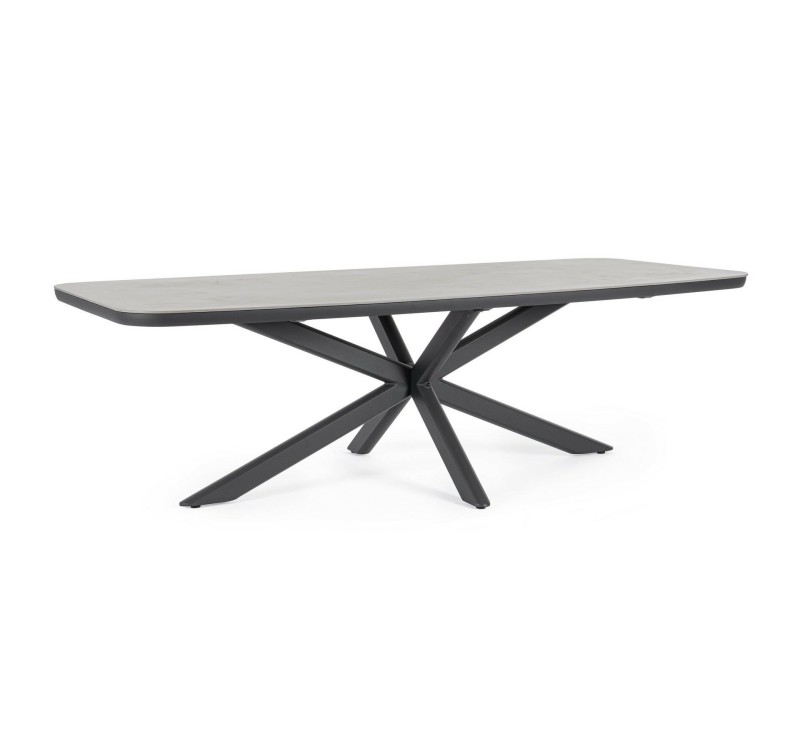 BIZZOTTO stół ogrodowy ISACCO 240x110     antracyt
