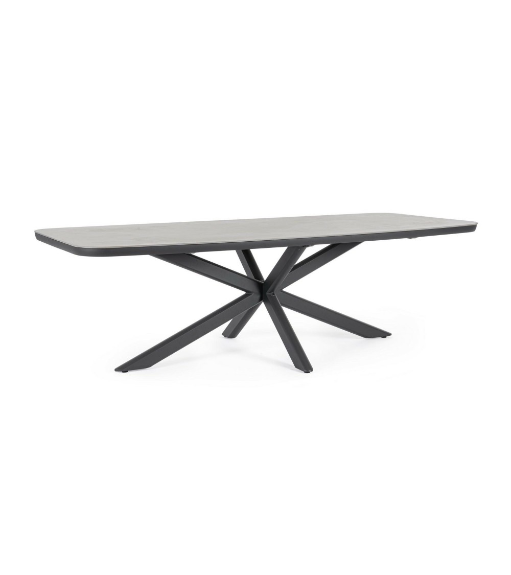 BIZZOTTO stół ogrodowy ISACCO 240x110     antracyt