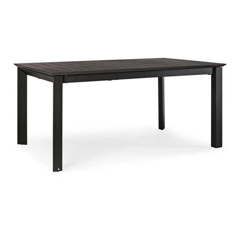 BIZZOTTO stół ogrodowy KONNOR czarny /    rozkładany