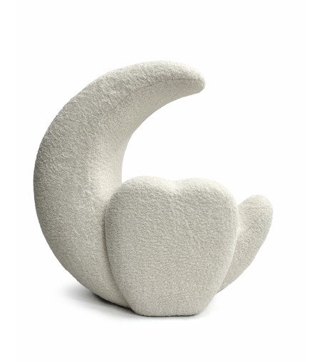 Fotel dziecięcy MOON biały