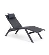 BIZZOTTO leżak ogrodowy KRION czarny