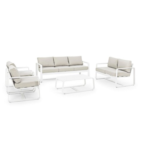 BIZZOTTO sofa 2-osobowa ogrodowa          MERRIGAN beżowa