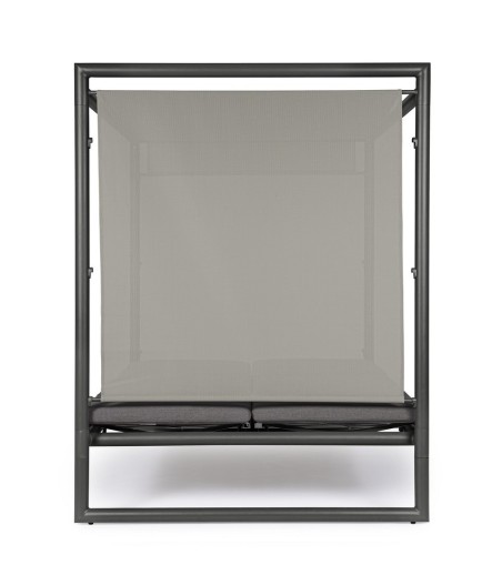 BIZZOTTO łóżko ogrodowe KONNOR szare