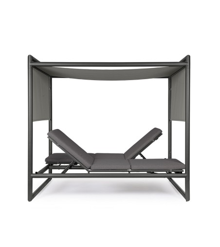 BIZZOTTO łóżko ogrodowe KONNOR szare