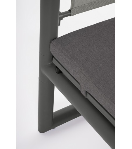 BIZZOTTO łóżko ogrodowe KONNOR szare