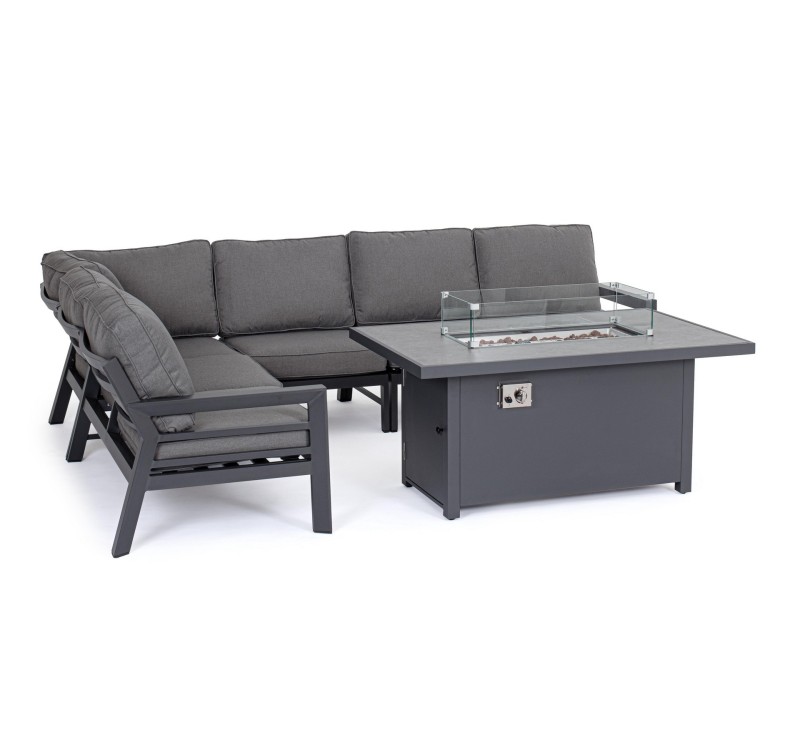 BIZZOTTO zestaw ogrodowy HENDRIX szary