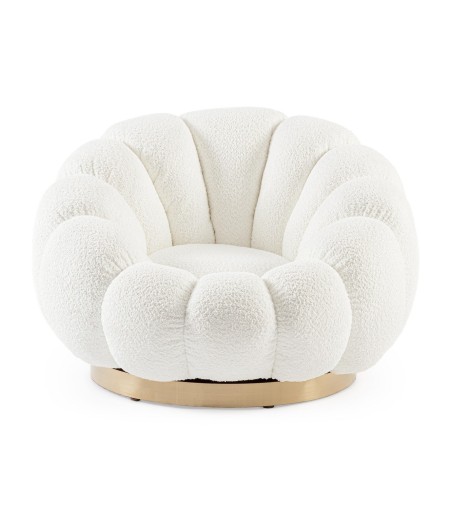 BIZZOTTO fotel obrotowy FLOREL biały