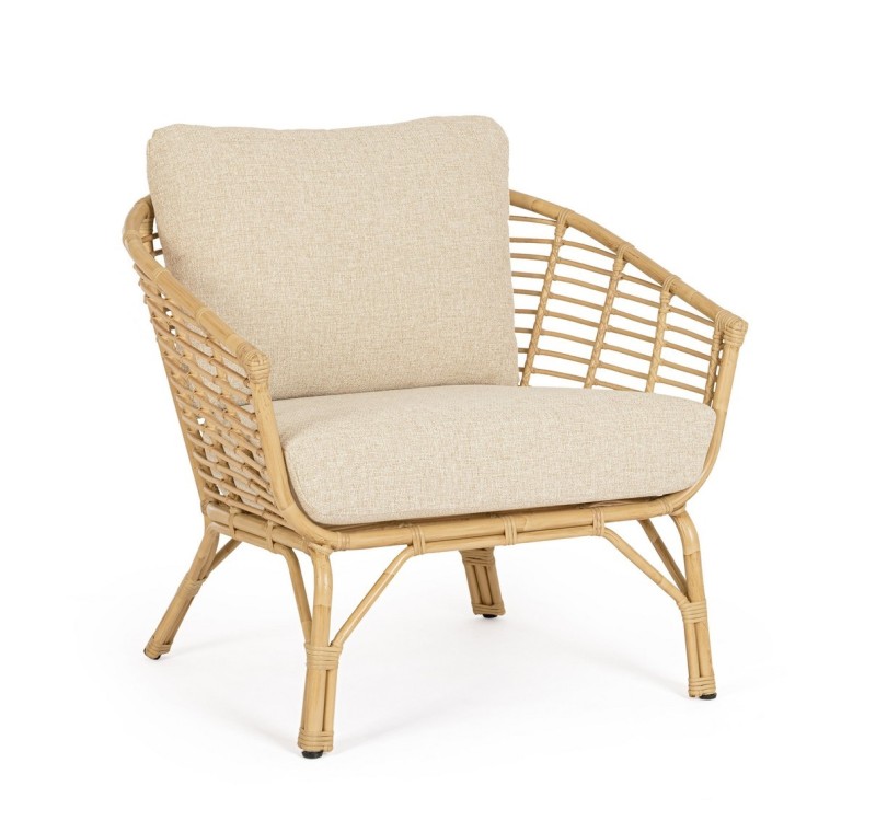 BIZZOTTO fotel ogrodowy MABEL naturalny