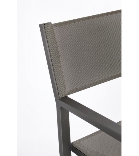 BIZZOTTO krzesło ogrodowe / reżyserskie   KONNOR szare