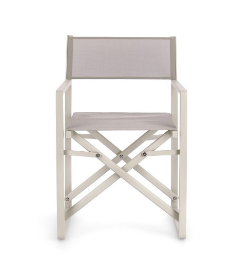 BIZZOTTO krzesło ogrodowe / reżyserskie   KONNOR beżowe
