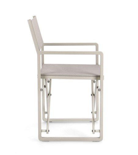 BIZZOTTO krzesło ogrodowe / reżyserskie   KONNOR beżowe