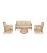 BIZZOTTO sofa 3-osobowa ogrodowa ADELMA   naturalna