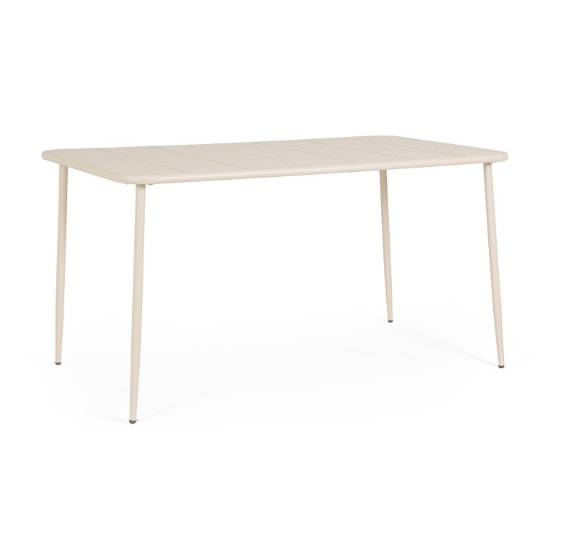 BIZZOTTO stół ogrodowy YARA 140 beżowy