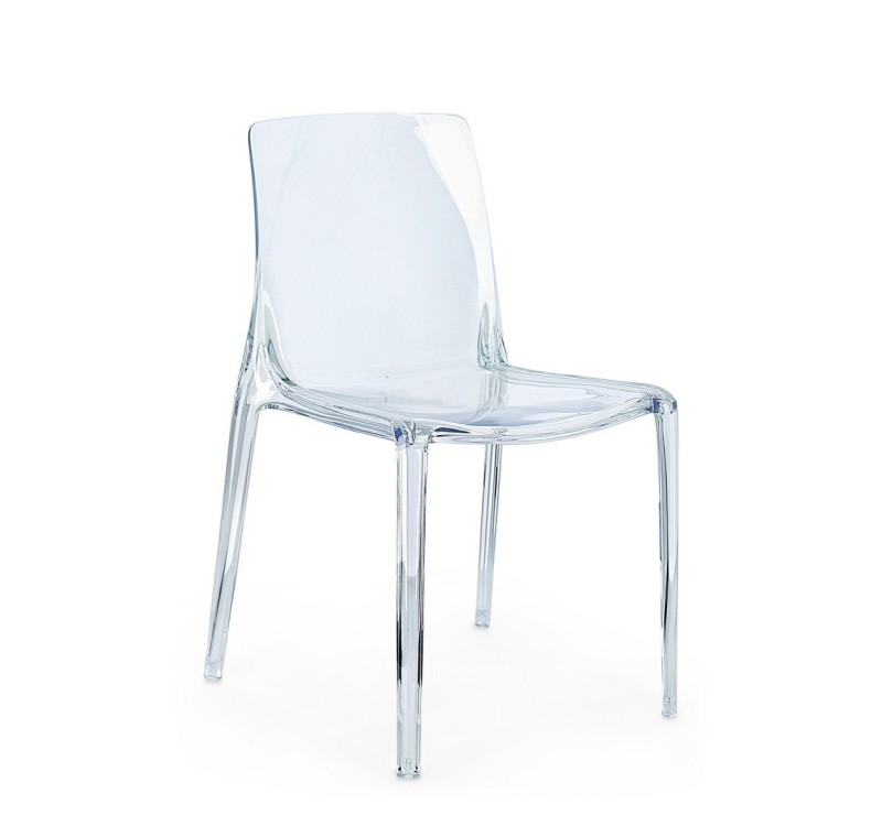 BIZZOTTO krzesło ogrodowe ADELE           transparentne