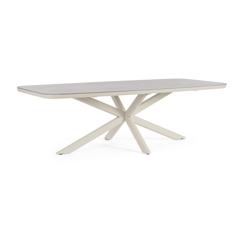 BIZZOTTO stół ogrodowy ISACCO PELICAN     240x110 beżowy