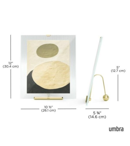 UMBRA ramka na zdjęcia FLUTE 8x10 złota
