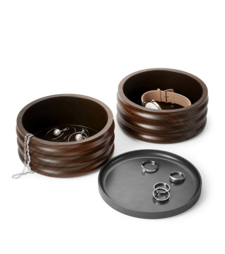 UMBRA organizer na biżuterię TESORA       czarny / brązowy