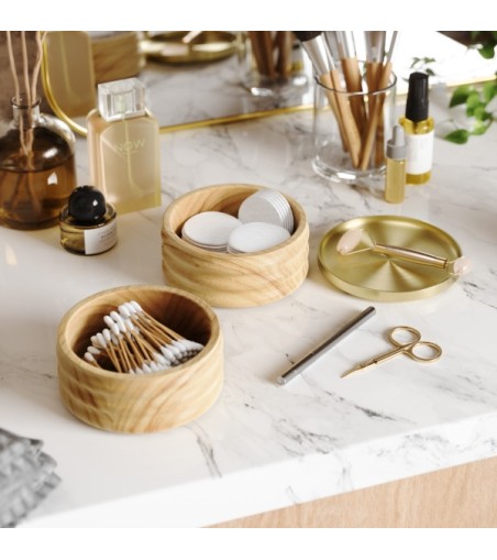 UMBRA organizer na biżuterię TESORA       złoty / jasnobrązowy