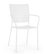 BIZZOTTO krzesło ogrodowe LIZETTE białe