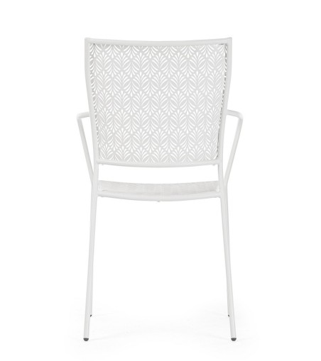 BIZZOTTO krzesło ogrodowe LIZETTE białe