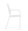 BIZZOTTO krzesło ogrodowe LIZETTE białe