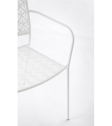 BIZZOTTO krzesło ogrodowe LIZETTE białe