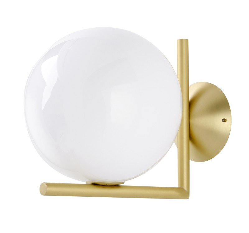 Lampa ścienna HALM 20 mosiądz