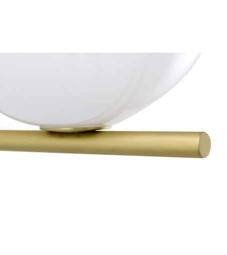 Lampa ścienna HALM 20 mosiądz