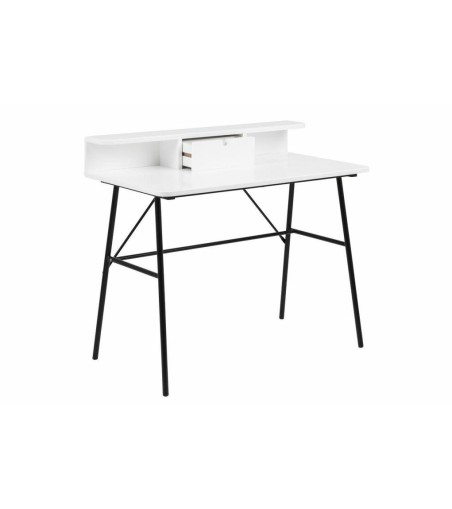 ACTONA biurko PASCAL białe - MDF, metal