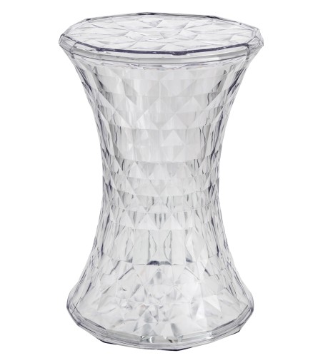 Stołek SOLO transparentny