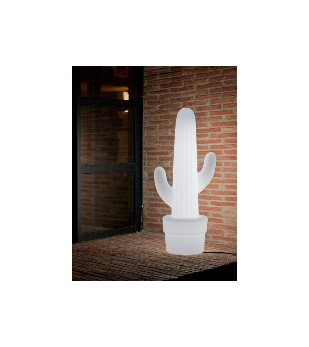 NEW GARDEN lampa ogrodowa KAKTUS CABLE biała