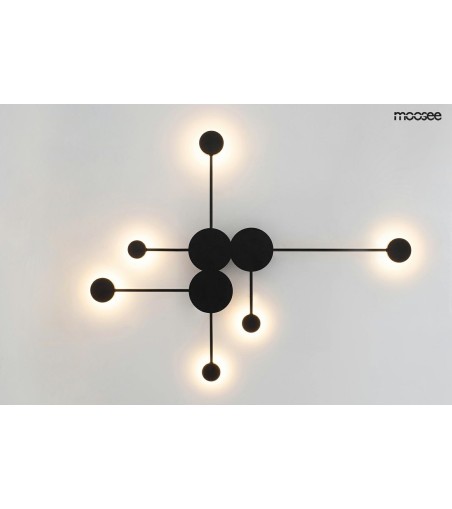 MOOSEE lampa ścienna SHADOW MULTI czarna