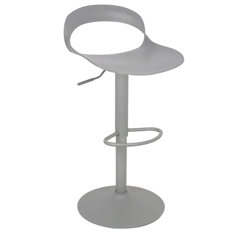 Krzesło barowe WRAPP regulowane szare