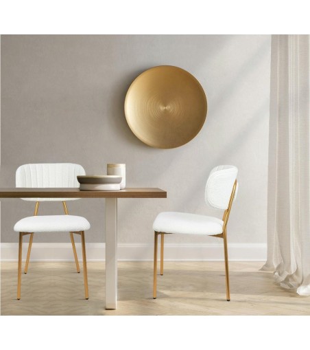 Krzesło FABIOLA BOUCLE białe