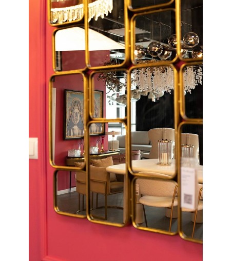 RICHMOND lustro ścienne BIRCHE złote