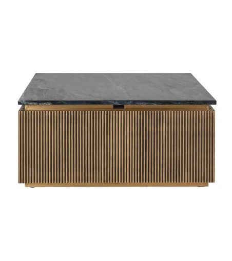 RICHMOND stolik kawowy IRONVILLE -        marmur, metal, MDF, sklejka brzozowa