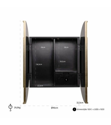 RICHMOND szafka ścienna BOWIE