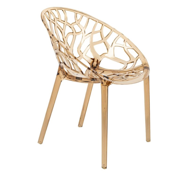 Krzesło KORAL amber - poliwęglan