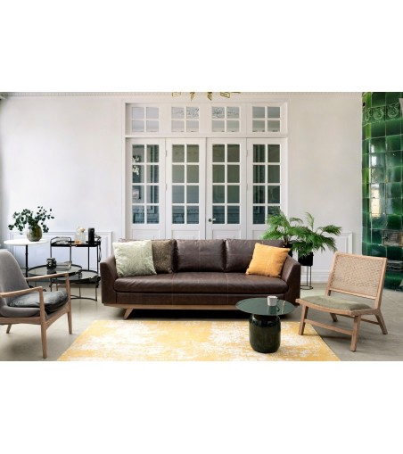 BIZZOTTO zestaw stolików kawowych ZEINA   ROUND czarny