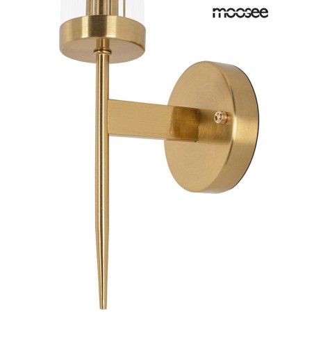 MOOSEE lampa ścienna TORCH złota