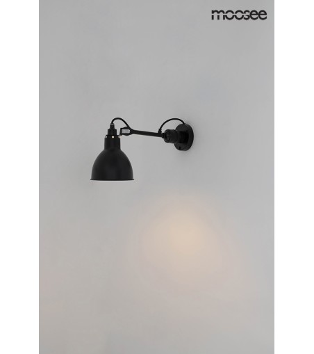 MOOSEE lampa ścienna FRANK czarna