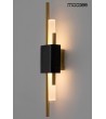 MOOSEE lampa ścienna EVANS czarna / złota