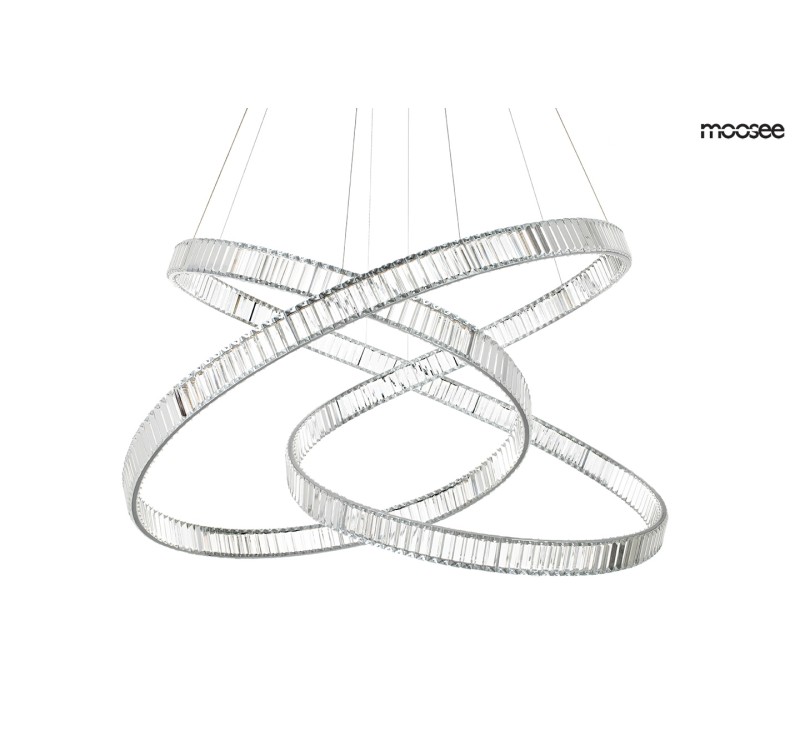 MOOSEE lampa wisząca WAVE 130 chrom