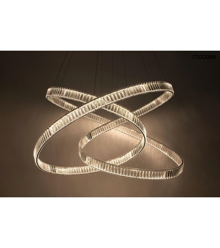 MOOSEE lampa wisząca WAVE 130 chrom